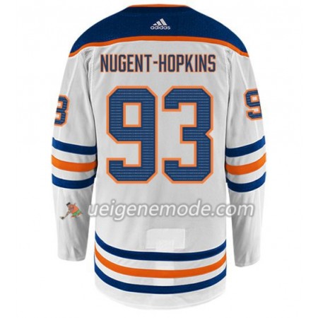 Herren Eishockey Edmonton Oilers Trikot NUGENT-HOPKINS 93 Adidas Weiß Authentic